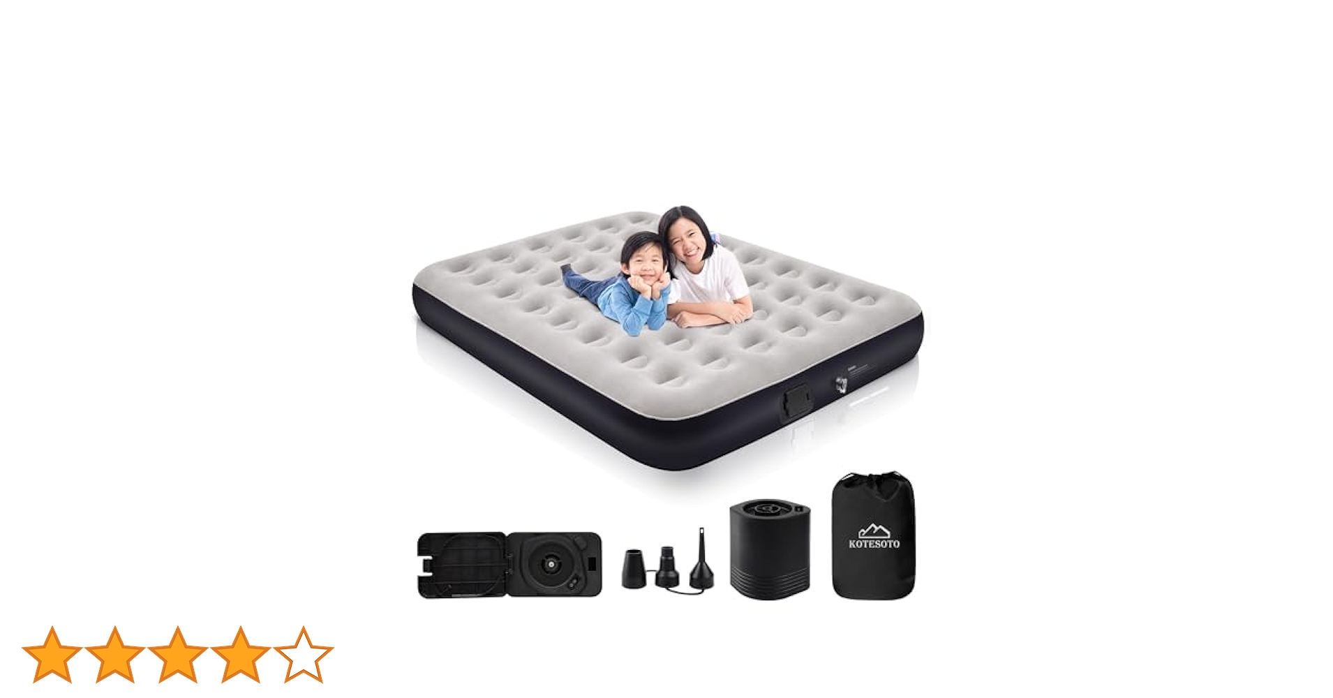 Amazon.co.jp: Kotesoto エアーベッド 電動ポンプ内蔵 エアー